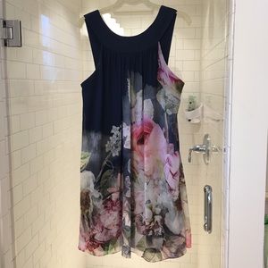 Ted Baker Floral Dress, Silk, Excellent condition